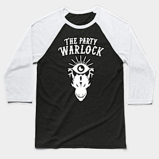 Warlock Dungeons and Dragons Team Party Baseball T-Shirt